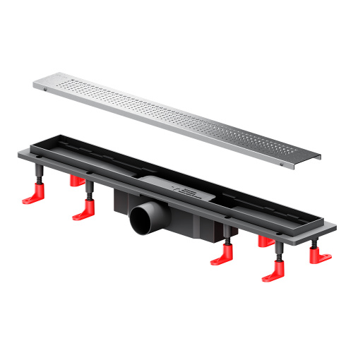 картинка W02SC-P11-060-01SB PrimeFlow Трап для душа линейный универс затвор Cut Gradient 60см цвет сталь мат от магазина Сантехстрой