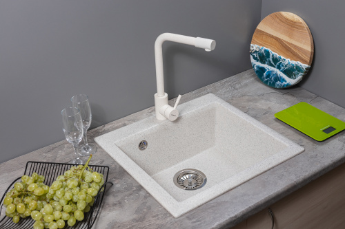 картинка Кухонная мойка прямоугольная 500х460мм Reflexion Mini RX1150TN, олово от магазина Сантехстрой