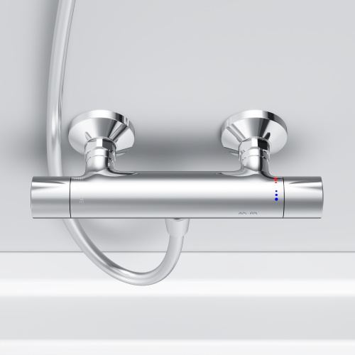 фото f8040000 like, смеситель д/душа с термостатом, хром, шт