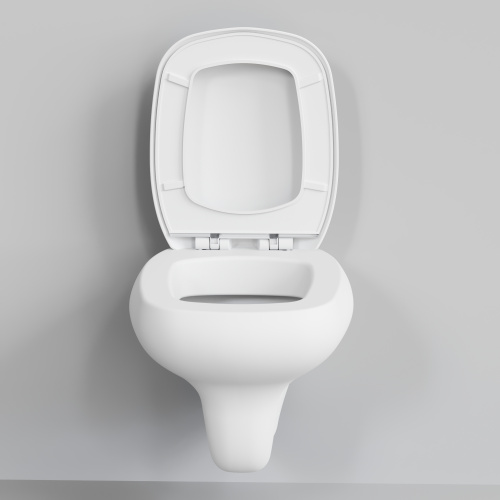 картинка Унитаз Diamond 123T20101R (530*405*375) МАТОВЫЙ БЕЛЫЙ подвесной БЕЗОБОДКОВЫЙ, 1 место от магазина Сантехстрой