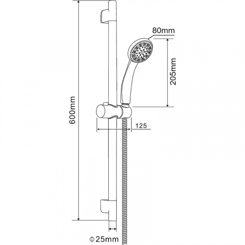 картинка Душевой гарнитур Orange OneLife OL11cr Хром от магазина Сантехстрой
