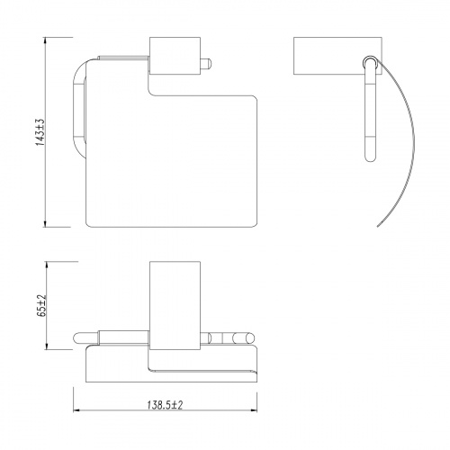 картинка Держатель для туалетной бумаги Lemark SMOOTH LINE с крышкой, хром (9721010) от магазина Сантехстрой