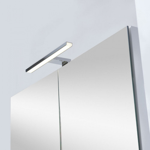 картинка Зеркальный шкаф Orans BC-4023W 80 4023800w с подсветкой Белый глянец от магазина Сантехстрой