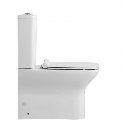 картинка Унитаз-компакт Agger AT02000 безободковый, сиденье с микролифтом от магазина Сантехстрой