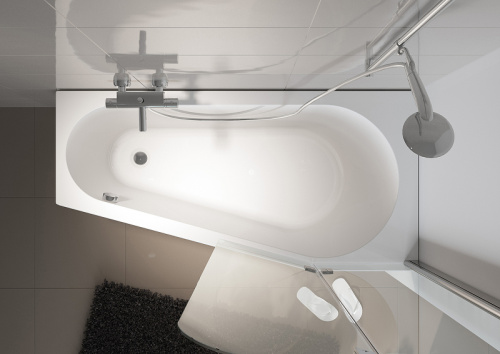 картинка Акриловая ванна Riho Delta 160x80 B069001005 (BB8300500000000) L без гидромассажа от магазина Сантехстрой
