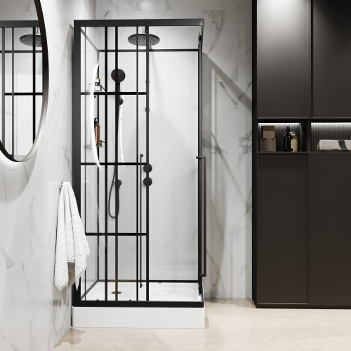 картинка Душ.каб. Niagara Standart ST100/15QR/KL/BKT (1000х1000х2250) 3 места от магазина Сантехстрой