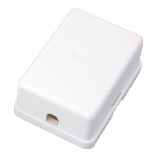 картинка Розетка телефонная внешняя,  1 порт UTP RJ-14(6P-4C),  CAT 3 REXANT от магазина Сантехстрой