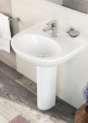 картинка Раковина Vitra Zentrum 60 5786B003-0001 Белая от магазина Сантехстрой