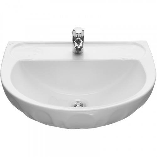 картинка Раковина Santeri Лотос 60 1.3110.6.S00.10B.0 Белая от магазина Сантехстрой