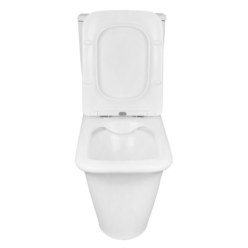 картинка Унитаз напольный Azario AVERO 660x360х820 безободковый с бачком и сиденьем микролифт (AZ-3121) от магазина Сантехстрой