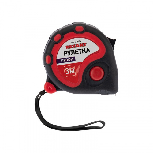 картинка Рулетка измерительная Профи прорезиненный корпус,  3м х 16мм от магазина Сантехстрой