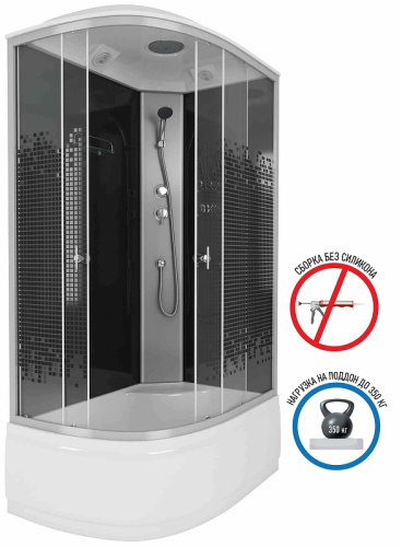 картинка Душевая кабина Niagara Eco NG-7510-14R 120х80 без гидромассажа от магазина Сантехстрой