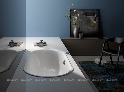 картинка Раковина накладная Azario 420х420х120 квадратная, черный матовый (AZ-2177-MB) от магазина Сантехстрой