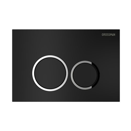 картинка Комплект 3 в 1: Grossman инсталляция 900.K31.01.000+клавиша 700.K31.01.210.210 черный матовый+унитаз GR-4440BMS, 3 места от магазина Сантехстрой