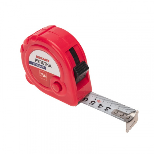 картинка Рулетка измерительная Стандарт,  7,5м х 25мм от магазина Сантехстрой