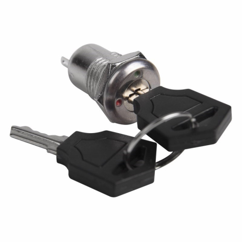 картинка Выключатель ключ Ø12 250V 0.5А (2с) ON-OFF (K12-01) REXANT от магазина Сантехстрой