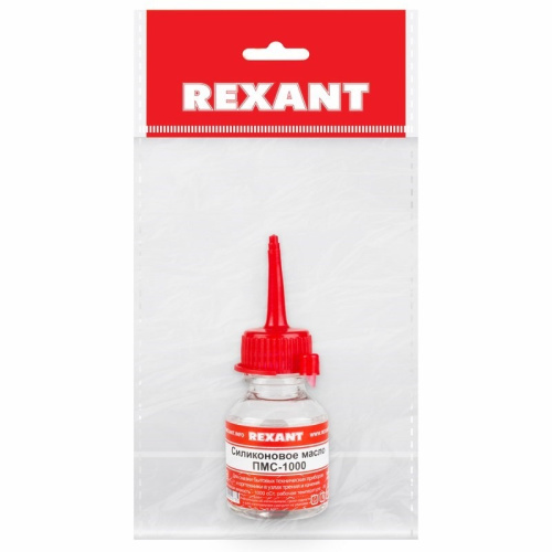 картинка Силиконовое масло REXANT,  ПМС-1000, 15 мл,  носик,  (Полиметилсилоксан) от магазина Сантехстрой