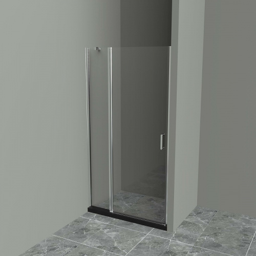 картинка Душевая дверь BelBagno Uno 90 UNO-B-12-30+60-C-Cr профиль Хром стекло прозрачное от магазина Сантехстрой