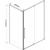 картинка Боковая панель Vincea Arno VSG-1A900CL хром/прозрачное магазин Сантехстрой являющийся официальным дистрибьютором в России картинка Боковая панель Vincea Arno VSG-1A900CL хром/прозрачное от магазина Сантехстрой