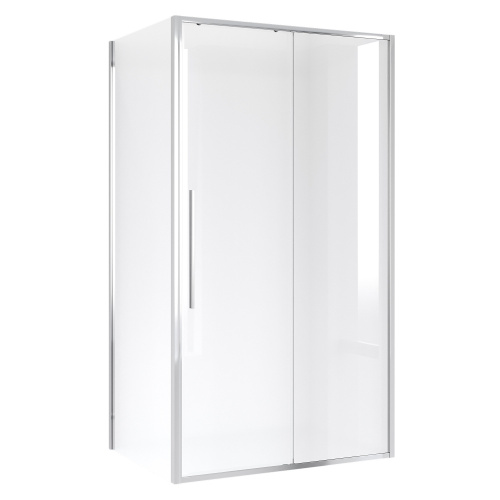 картинка Душевое ограждение Niagara Nova NG-64-13A-A100-34 (130х100х195) прямоугольник,хром,дверь раздвижная,стекло прозрачное,2 места от магазина Сантехстрой