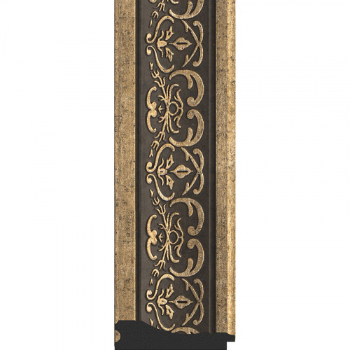 картинка Зеркало Evoform Exclusive 169х79 BY 3605 с фацетом в багетной раме - Вензель серебряный 101 мм от магазина Сантехстрой