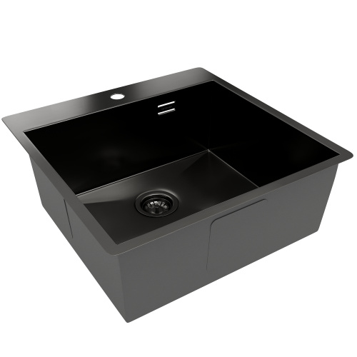 картинка Кухонная мойка Reflexion Iseo RX2250BL оружейная сталь от магазина Сантехстрой