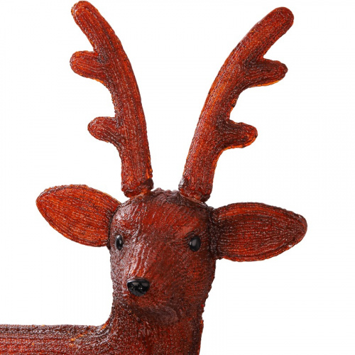 картинка Акриловая светодиодная фигура Бурый олень 100 см,  380 светодиодов,  IP 65, понижающий трансформатор в комплекте,  NEON-NIGHT от магазина Сантехстрой