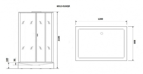 картинка Душевая кабина Niagara 60120114gqr от магазина Сантехстрой