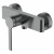 фото смеситель для душа azario vincente с ручным душем, керамический картридж, без излива, графит (az-vrz338326aj)