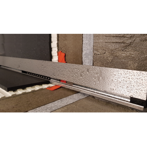 картинка Душевой лоток Berges Wasserhaus Wall 600 090056 с решеткой Хром матовый от магазина Сантехстрой