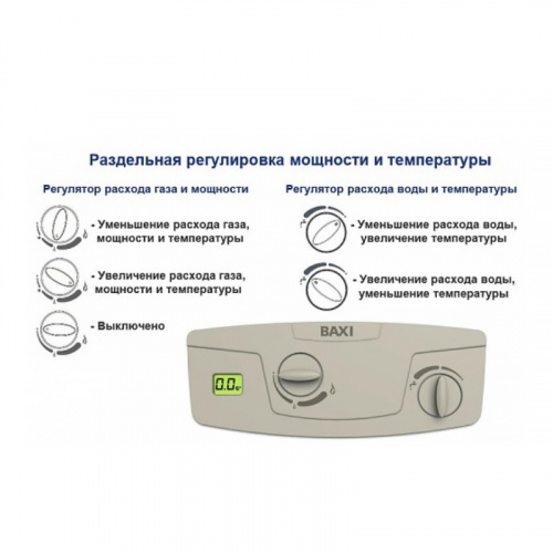 картинка Газовый проточный водонагреватель BAXI SIG-2 14i от магазина Сантехстрой