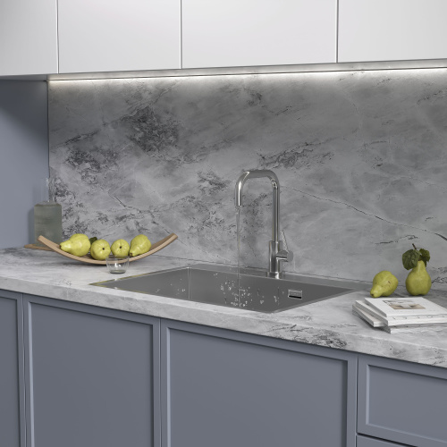 картинка Кухонная мойка Reflexion Iseo RX2265SS полированная сталь от магазина Сантехстрой