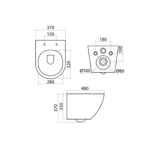 картинка Унитаз Iddis Blanco BLARDSEi25 подвесной с сиденьем Микролифт от магазина Сантехстрой