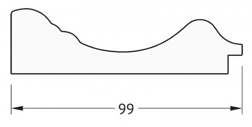 картинка Зеркало Evoform Definite 72х72 BY 3156 в багетной раме - Травленое серебро 99 мм от магазина Сантехстрой