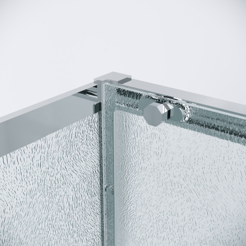 картинка Душевое ограждение Grossman Style 100.K33.05.130.10.02-200.K33.05.80.10.02 (130х80х195) раздвижная(левая),хром,стекло шиншилла,2 места от магазина Сантехстрой