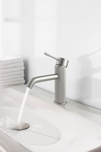 картинка Смеситель для раковины Allen Brau Priority 4.0 5.31С01-BN никель браш от магазина Сантехстрой