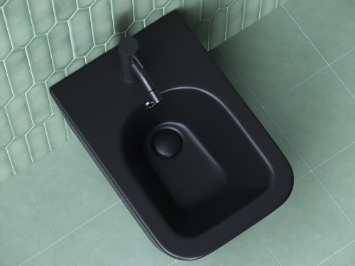 картинка Биде Ceramica Nova Metric CN3008MB подвесное Черное матовое от магазина Сантехстрой