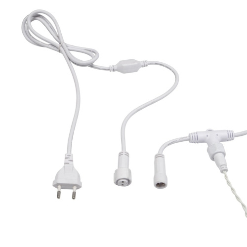 картинка Гирлянда Светодиодный Дождь 2х3м,  постоянное свечение,  белый провод,  230 В,  диоды ТЕПЛЫЙ БЕЛЫЙ от магазина Сантехстрой