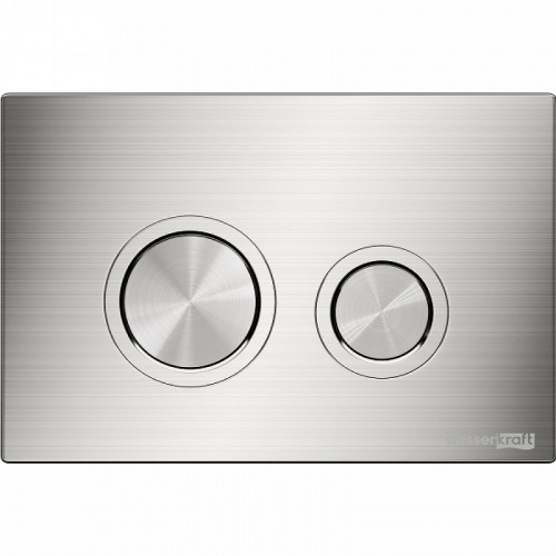 картинка Смывной бачок WasserKRAFT Aller 10TLT.031.ME.BN01 для унитаза с клавишей смыва Никель от магазина Сантехстрой