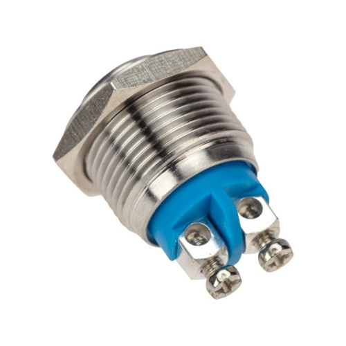 картинка Кнопка антивандальная Ø16 Б/Фикс (2с винт) OFF-(ON) выпуклая (A16-A3) REXAN от магазина Сантехстрой