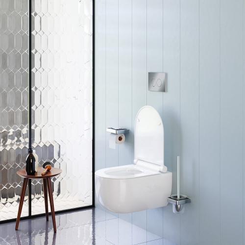 картинка DX36C1701SC Scandinavian Pure подвесной унитаз без ободка с сиденьем микролифт от магазина Сантехстрой