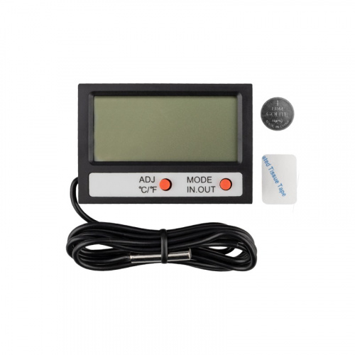 картинка Термометр электронный комнатно-уличный с часами REXANT от магазина Сантехстрой