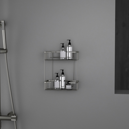 картинка Полка двойная Timo Saona черное золото (13083/18) от магазина Сантехстрой