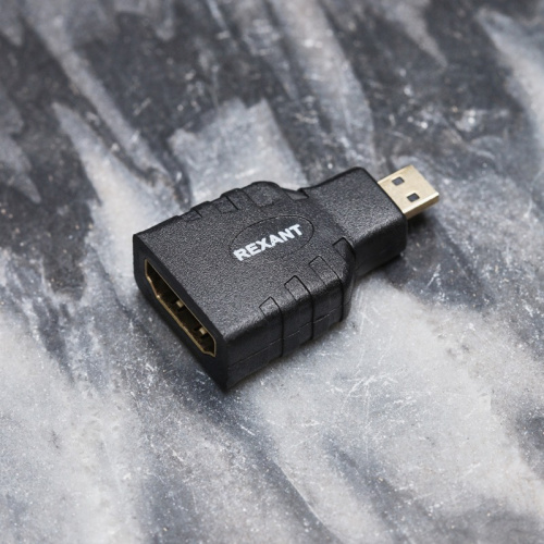 картинка Переходник штекер micro HDMI - гнездо HDMI REXANT от магазина Сантехстрой