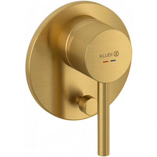 картинка Душевая система Kludi Bozz 38736N076 Золото брашированное от магазина Сантехстрой