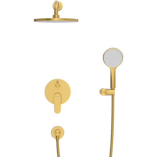 картинка Душевая система Cezares Stylus STYLUS-DSET-BORO Брашированное золото от магазина Сантехстрой