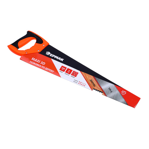 картинка ЕРМАК Ножовка по дереву MAXI 3D 500мм от магазина Сантехстрой