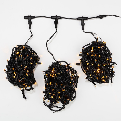 картинка Гирлянда LED ClipLight 24V,  3 нити по 20 м,  свечение с динамикой,  цвет диодов Желтый от магазина Сантехстрой