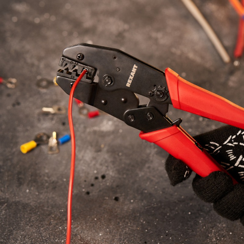 картинка Кримпер REXANT HT-236C для обжима автоклемм неизолированных 0.5-6.0 мм² от магазина Сантехстрой