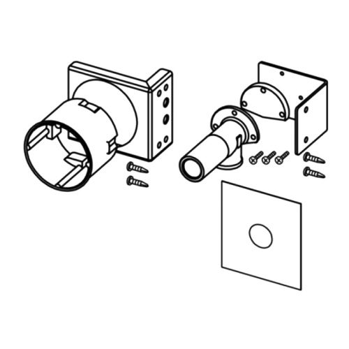 картинка TECE Монтажный комплект для подкл. сидений-биде: Duravit SansoWash D-Code, Starck, TOTO Washlet GL, Geberit AquaClean 4000/5000/5000plus от магазина Сантехстрой